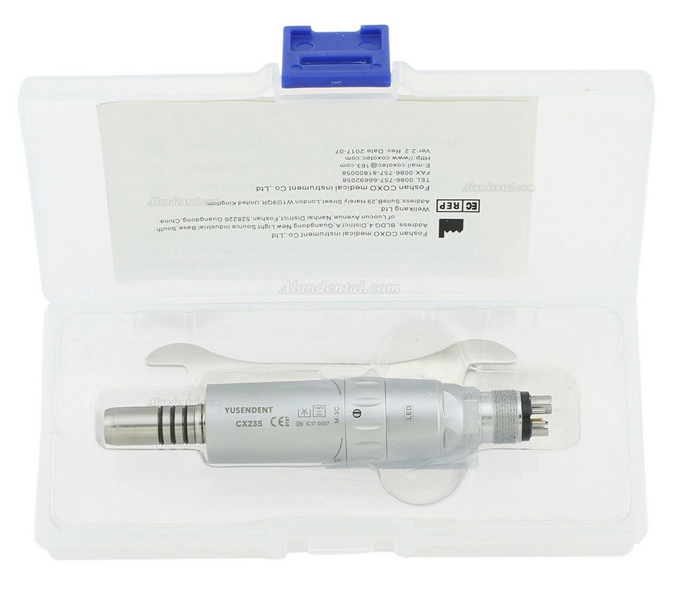 COXO YUSENDENT Dental Led Fiber Air Motor 6 Hole Inner Water